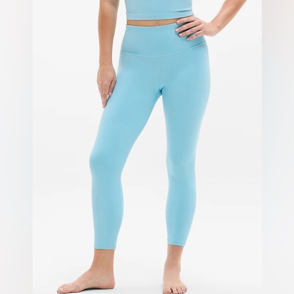 Athleta Pants - NWT Athleta Light Blue Elation Ultra High Rise 7/8 Legging | Size Large